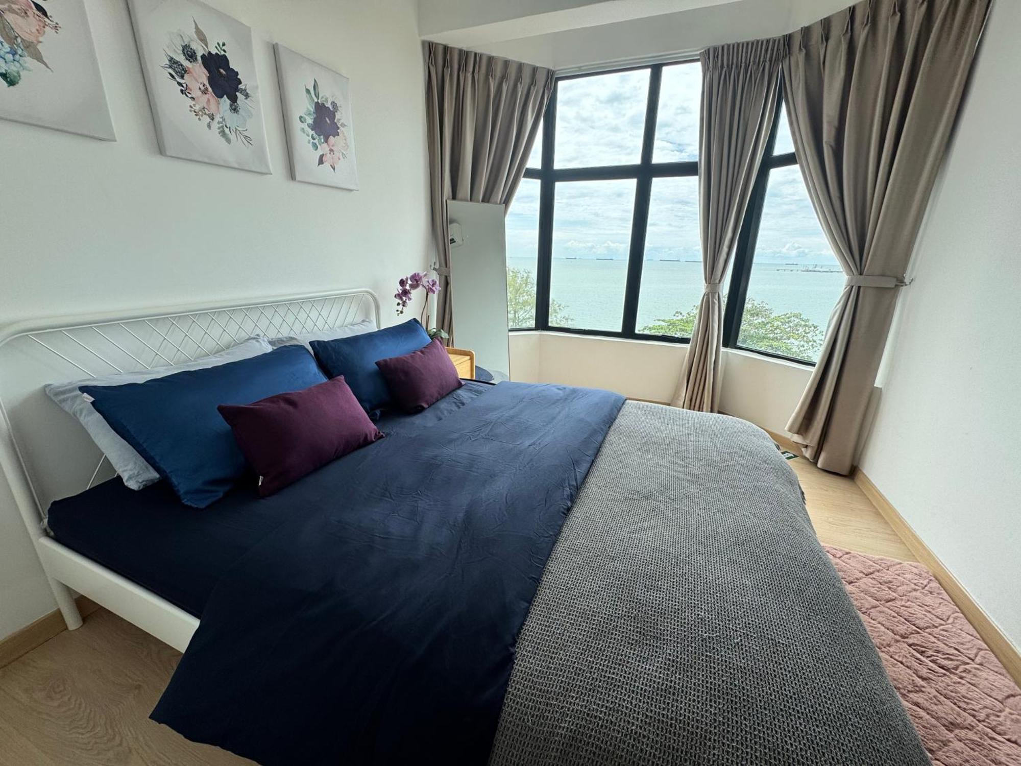 2Br Apartment - Beachfront - Corner Unit - Netflix - Unifi 300Mbps - Mutiara Melaka Pantai Puteri Malacca